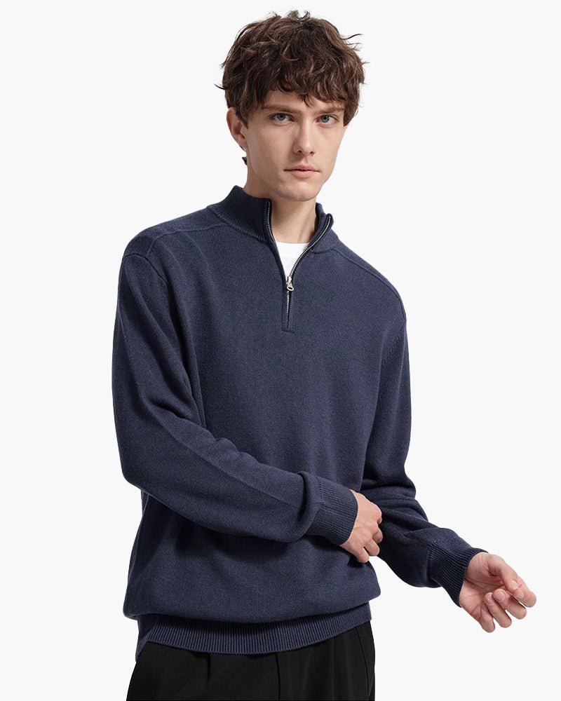 Merino Wool Zip-Up Jacket